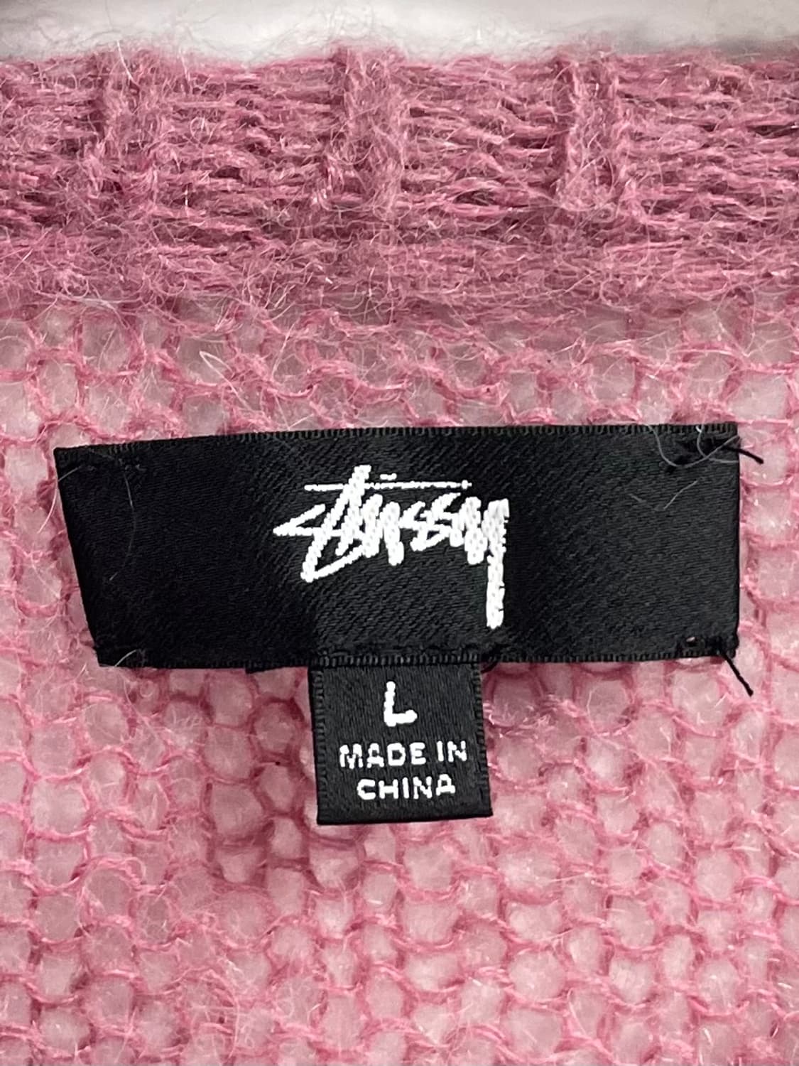 스투시 루즈 로고 스웨터 모브 니트 (on.165)   상품이미지4