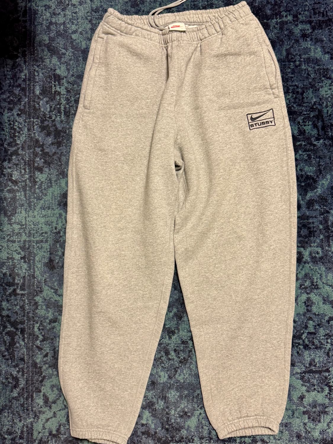 나이키 x 스투시 NRG BR 플리스 팬츠 그레이 상품이미지1