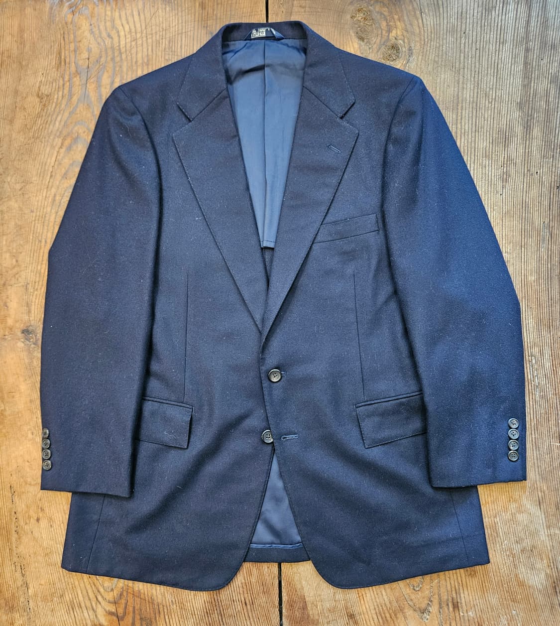 90s 빈티지 폴로 랄프로렌 네이비 울 2pcs 셋업  상품이미지1