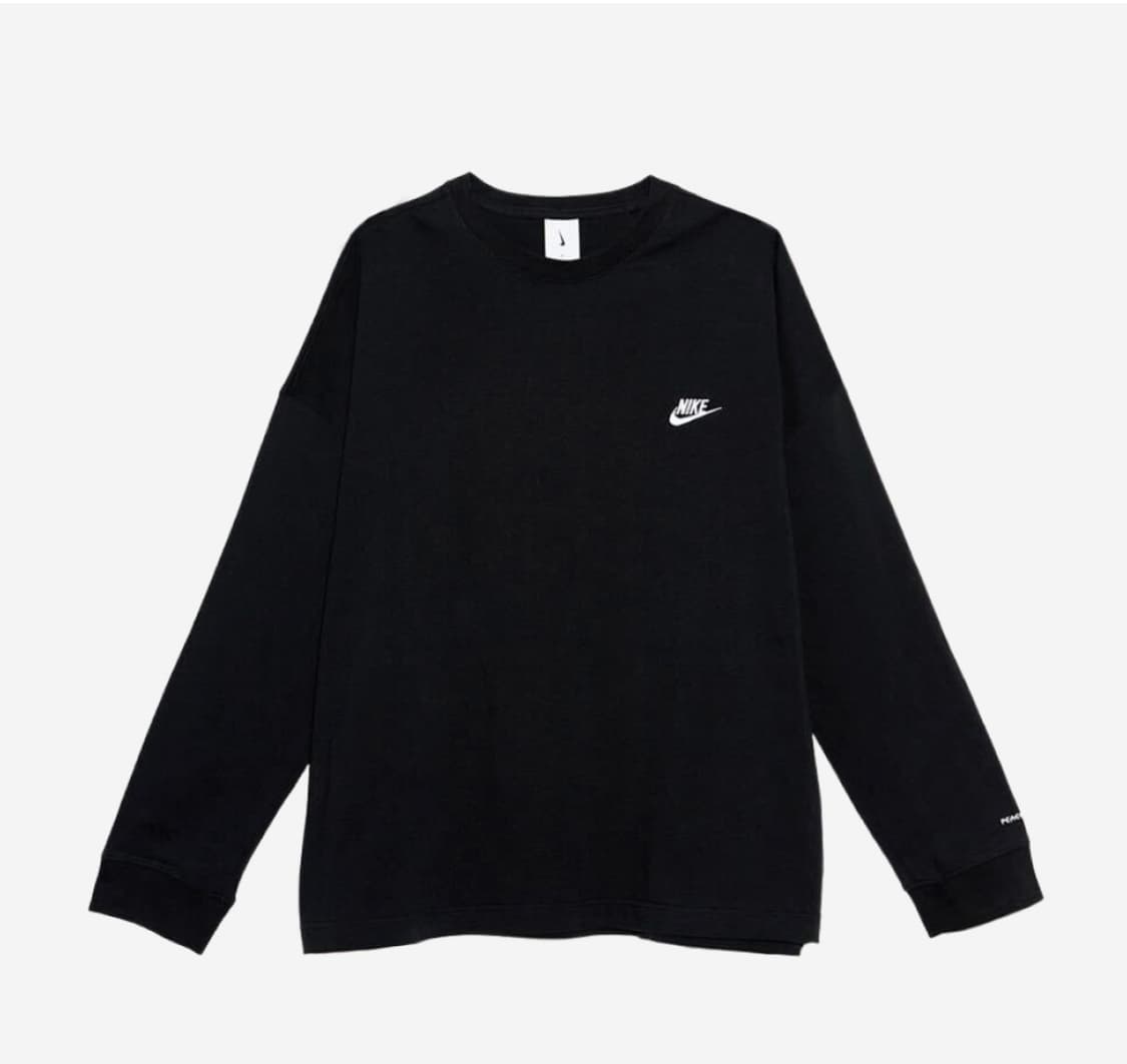 [XL] 나이키 x 피스마이너스원 피마원 롱슬리브 긴팔 티셔츠 블랙 지디 상품이미지2