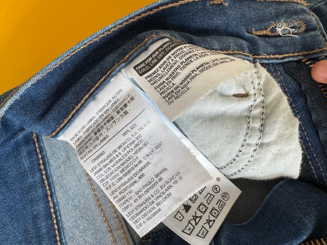 Levis 710 데님 상품이미지5