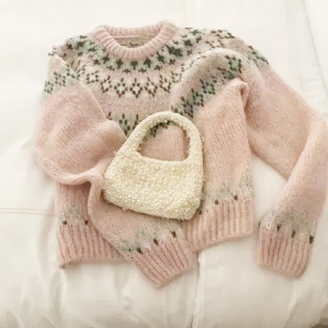 프리티영띵(pyt) 트윙클 알파카 니트 프리사이즈 새상품 상품이미지2