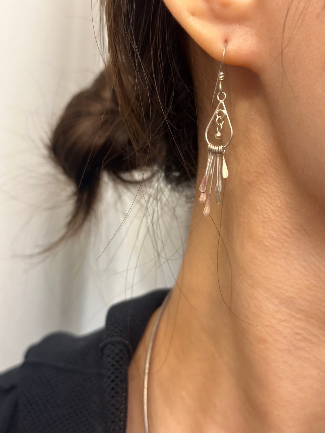 Vintage ethereal drizzl925silver earring 상품이미지3