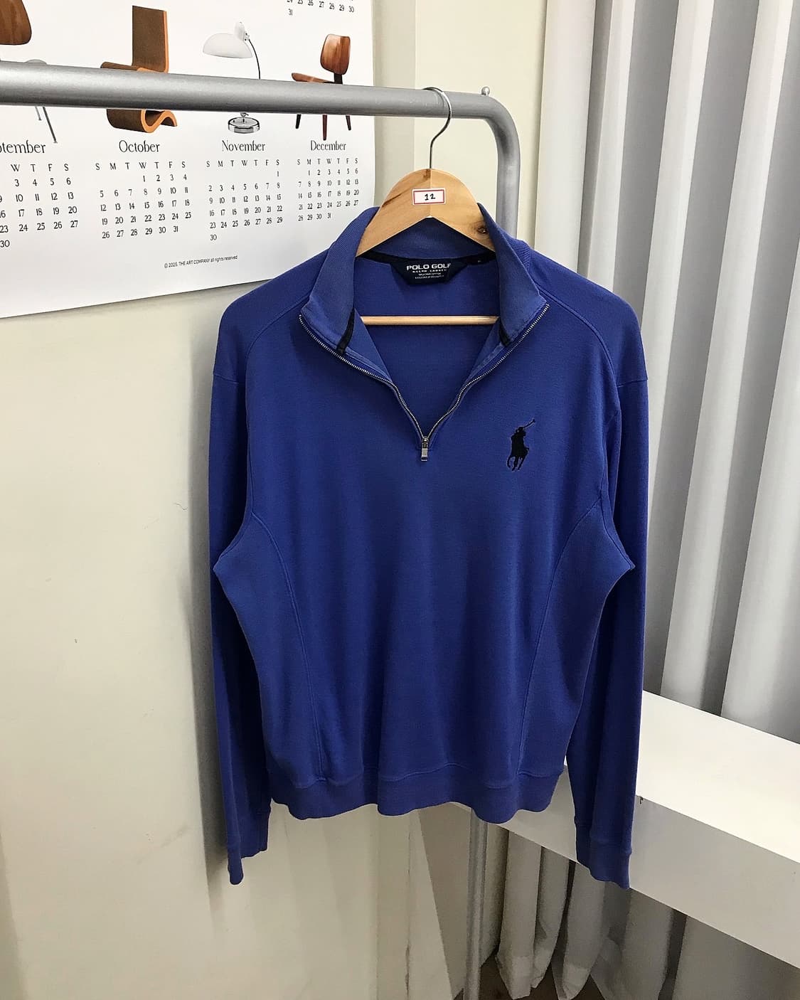 폴로 피마 코튼 빅포니 반집업 맨투맨 상품이미지2