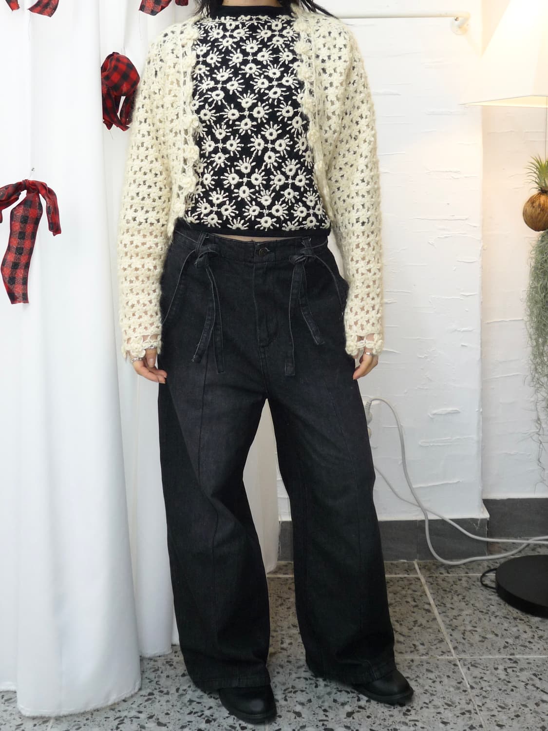 soft crochet bolero cardigan 상품이미지2