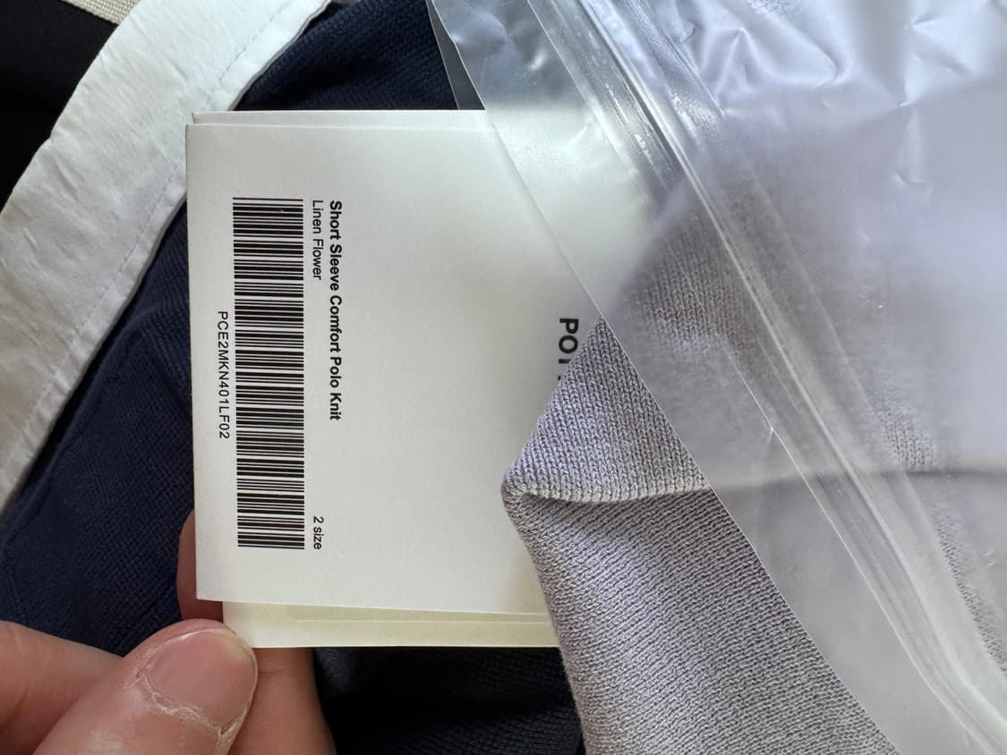 포터리 반팔 컴포트 폴로 니트 린넨플라워 2 새상품   상품이미지3