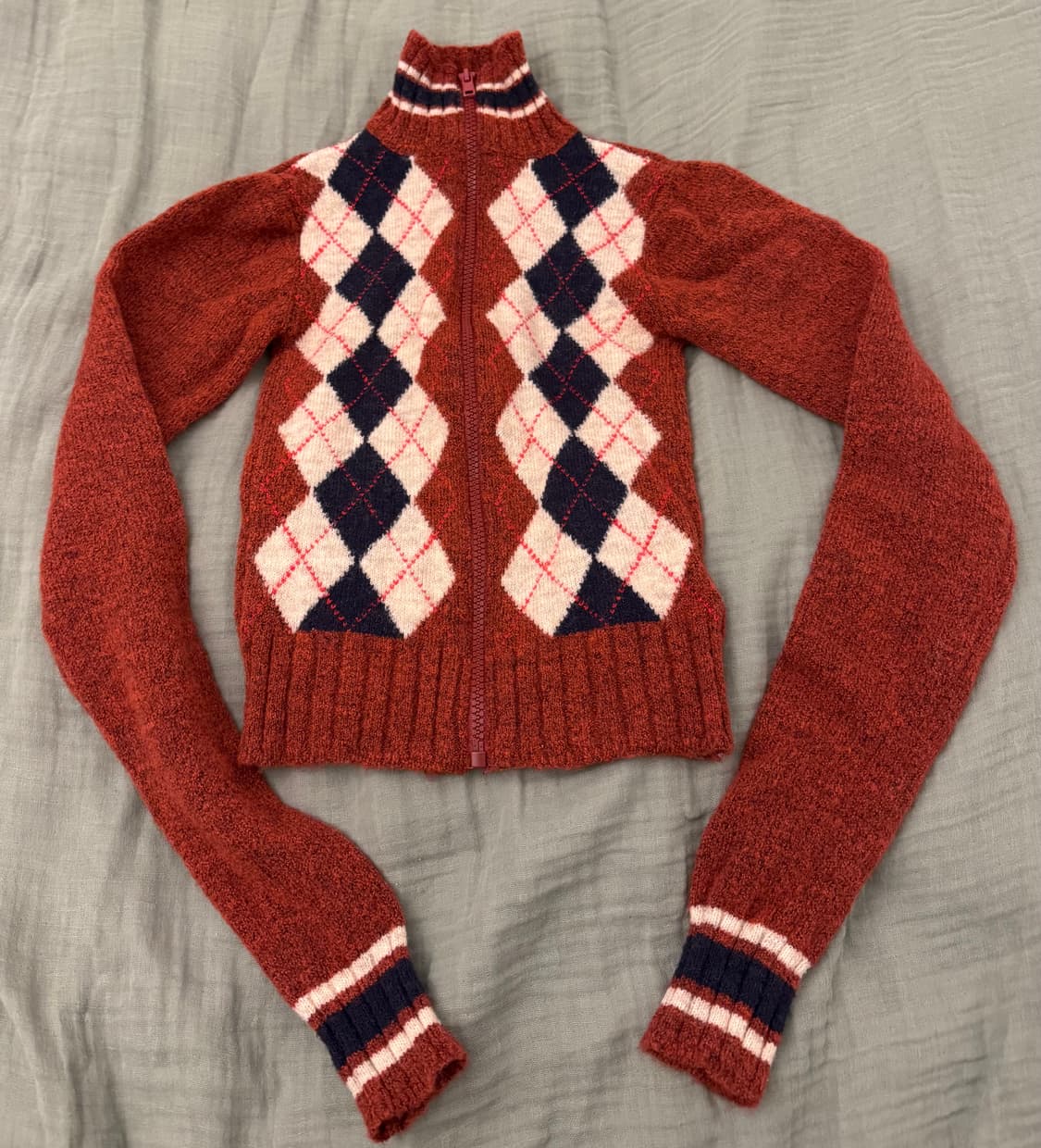 Urban Outfitters cardigan red- XS 상품이미지4