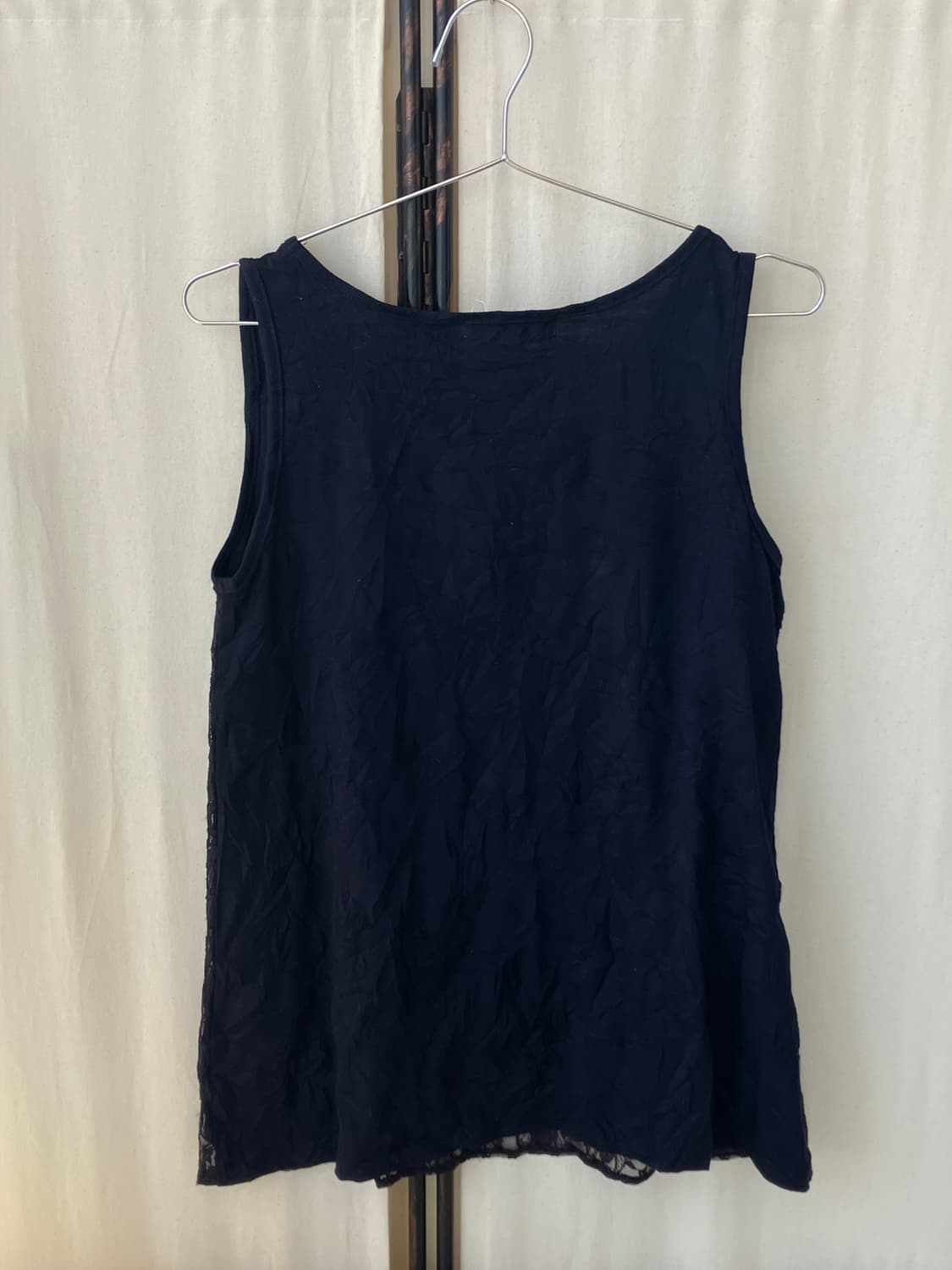 navy lace layered sleeveless 상품이미지6