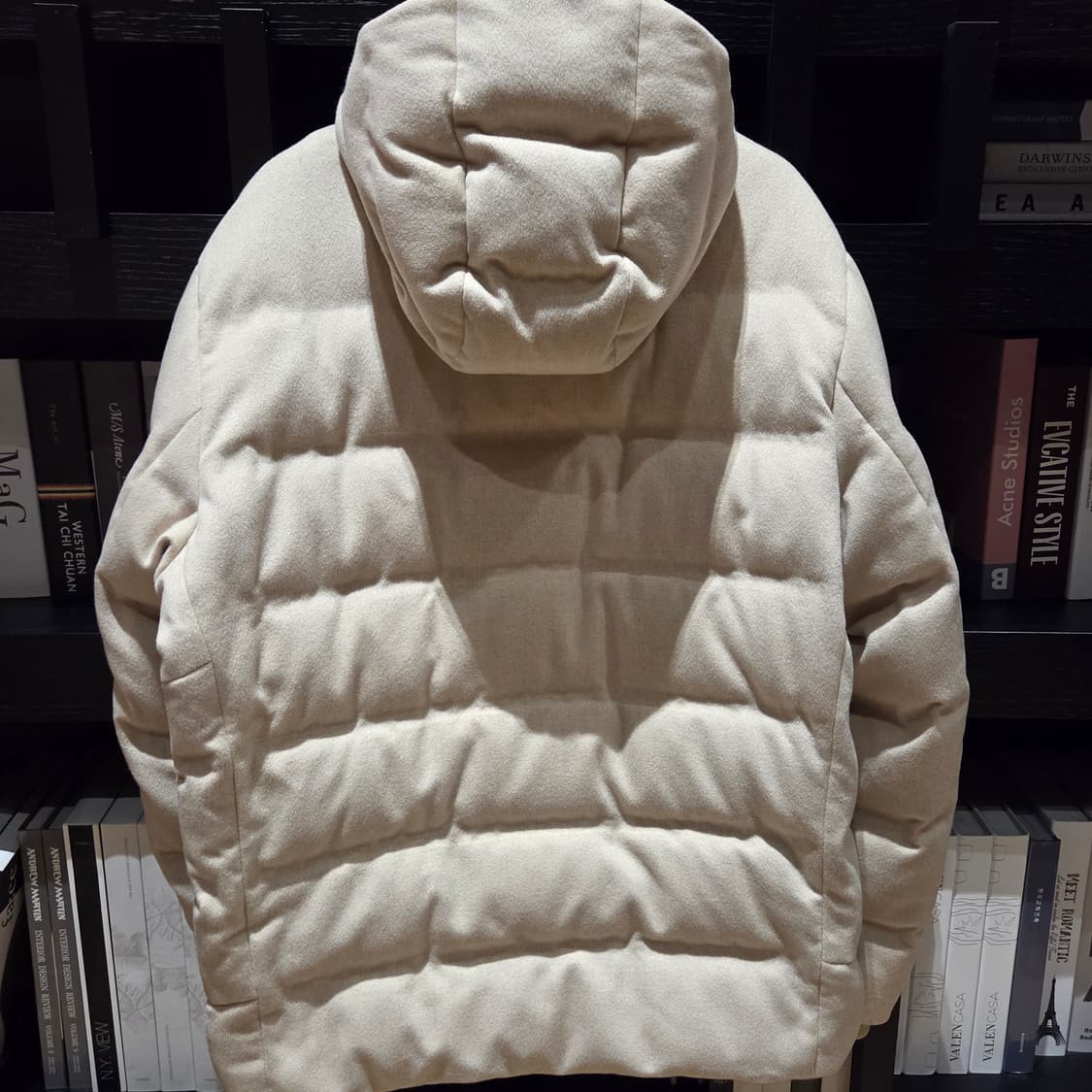 로로피아나 필모어 캐시미어 구스다운 패딩 아이보리 L 새상품 상품이미지2