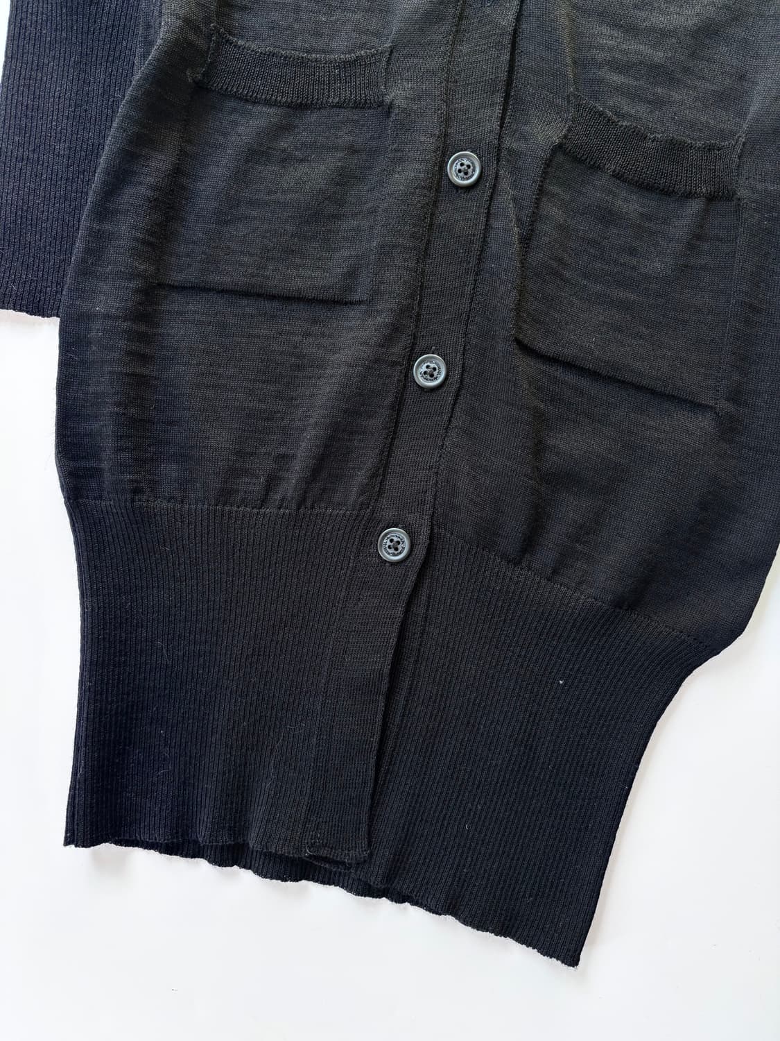 Vivienne Westwood 비비안웨스트우드 블랙 로고 롱 가디건  상품이미지5