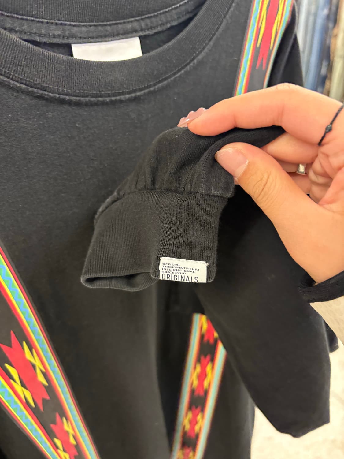 Thisisneverthat pattern L sleeve 상품이미지3