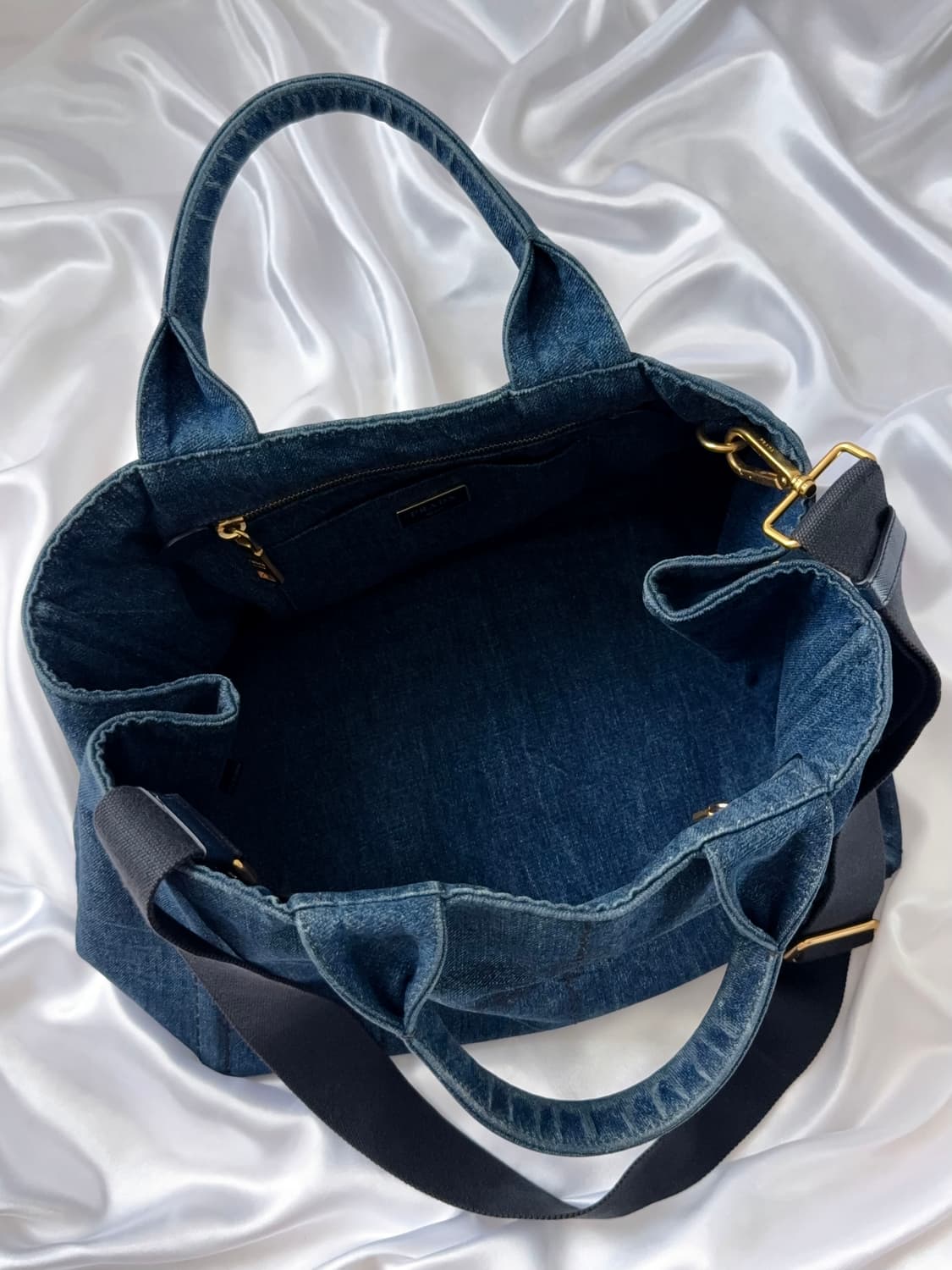 프라다 카나파 데님 2way 백 상품이미지8