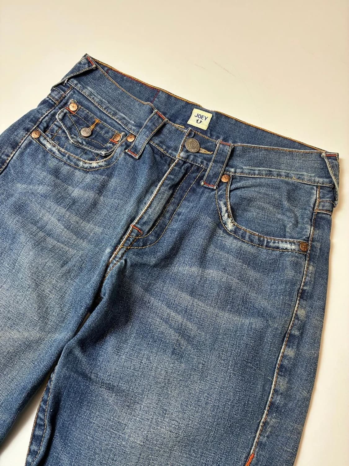 트루릴리젼 00's USA 오리엔탈 자수 와이드 데님팬츠 PN8140 상품이미지5