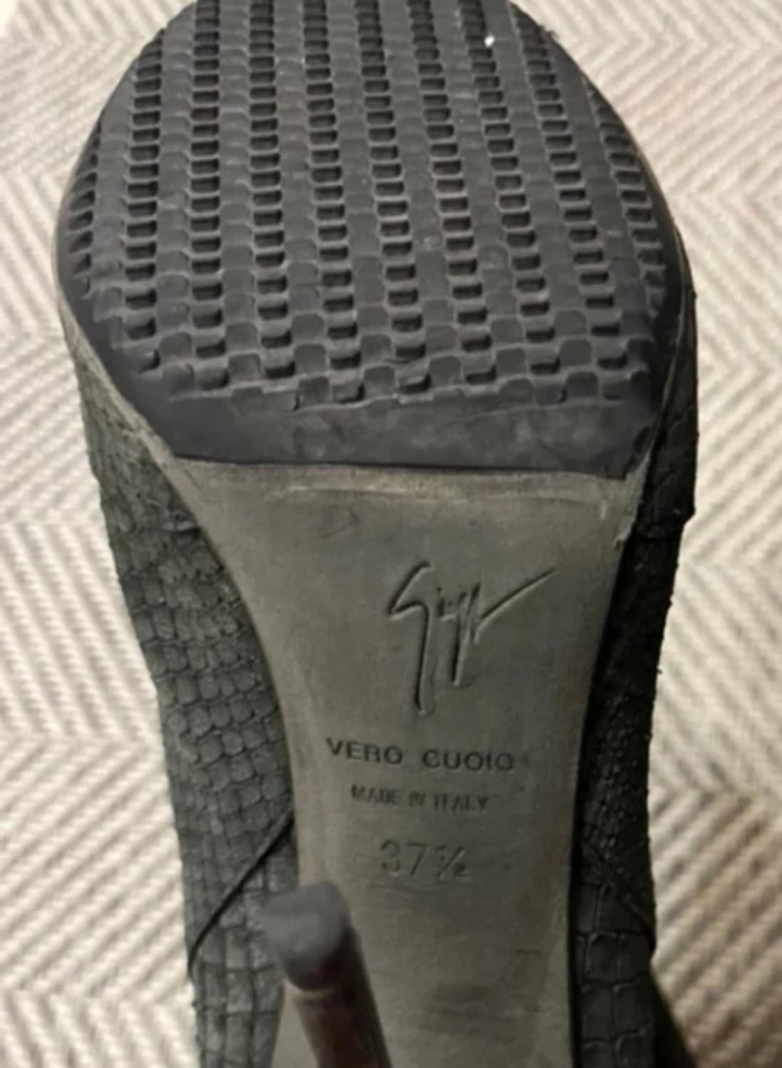 Giuseppe zanotti 쥬세페 자노티 뱀피 앵클 부츠 37.5 상품이미지5