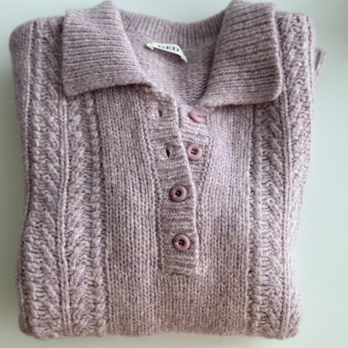 게드 ged 소프트 블룸 스웨터 카라니트 상품이미지1