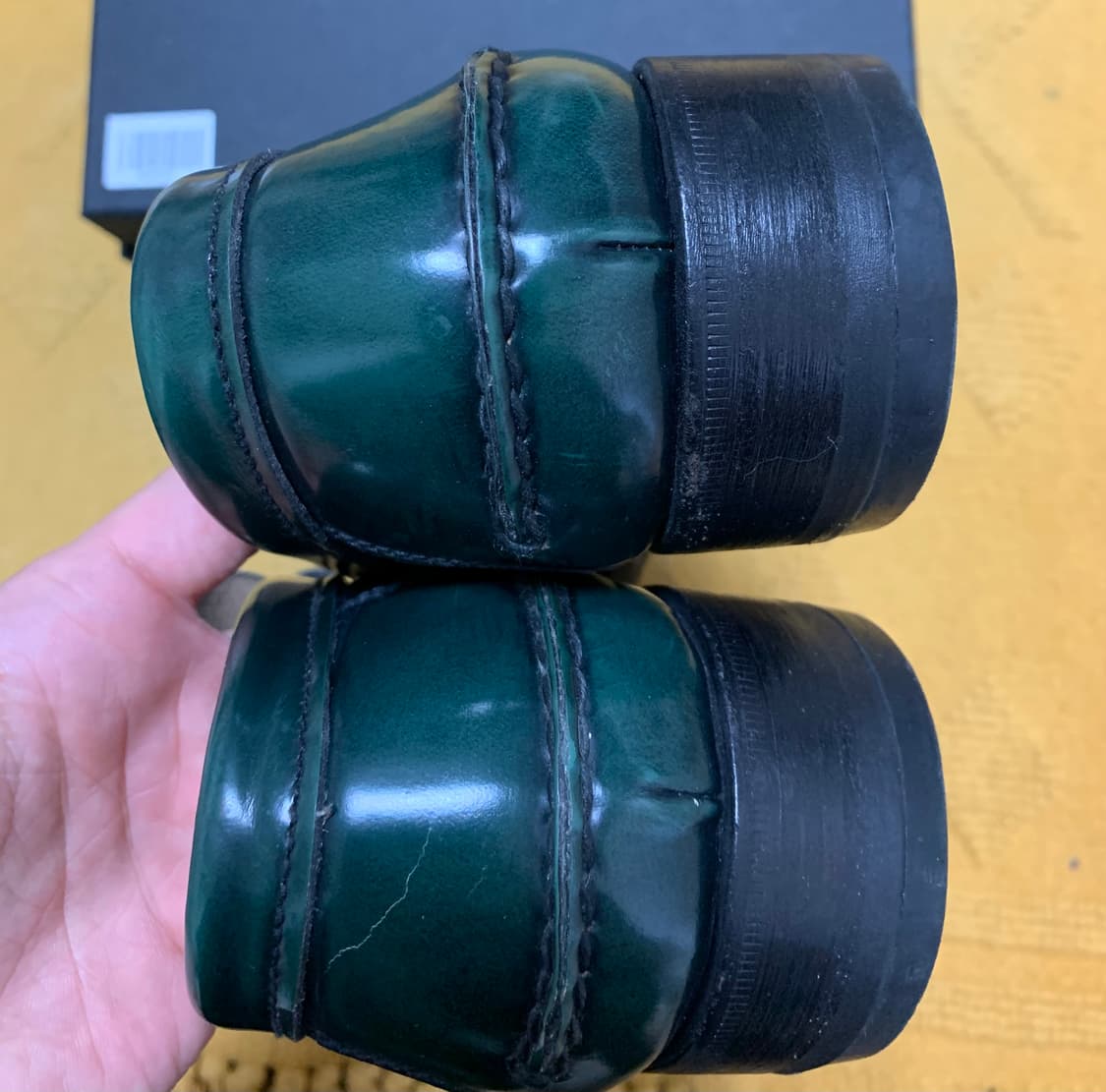 프라다 페니로퍼 그린 8사이즈 상품이미지9