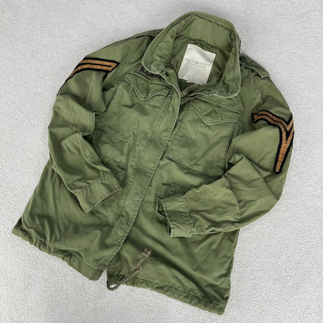 폴로 데님앤서플라이 카키 야상 밀리터리 자켓 100 상품이미지1