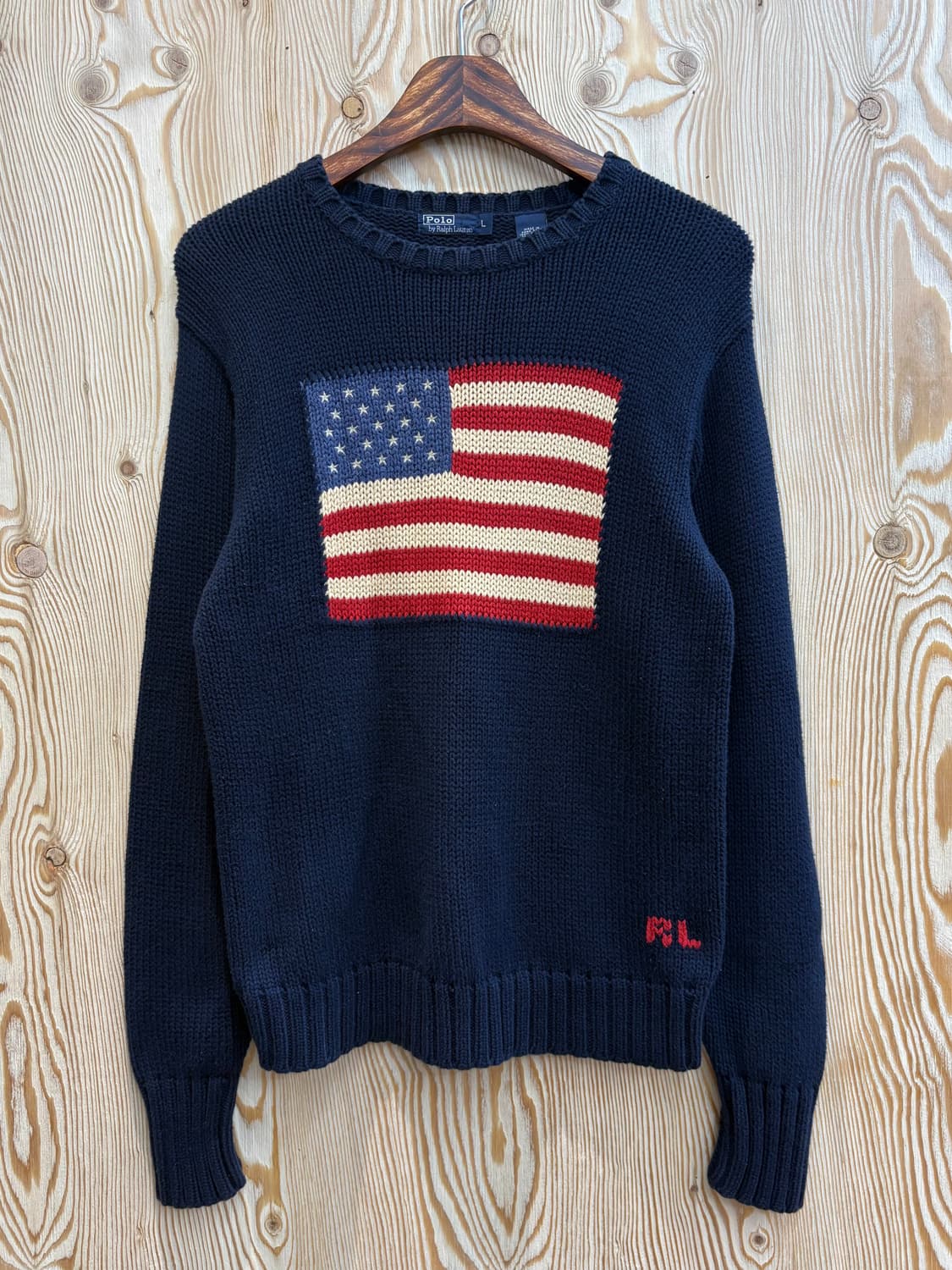 폴로 랄프로렌 성조기 니트 상품이미지1