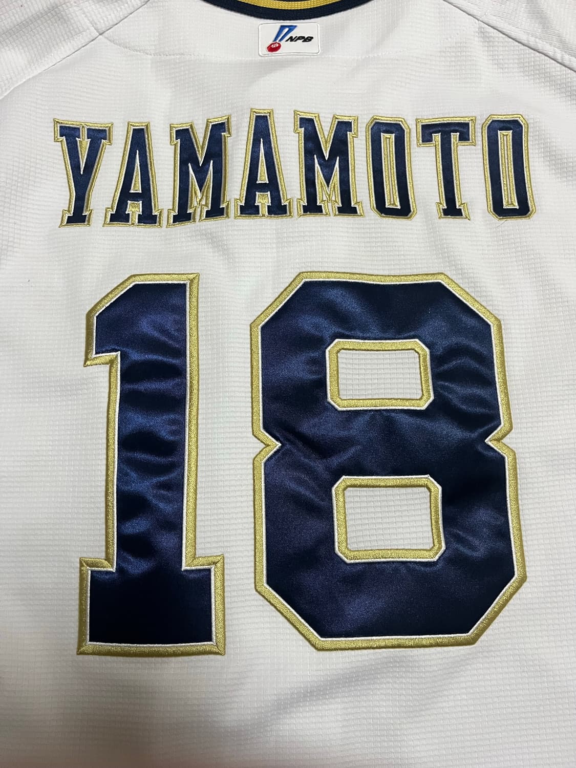 데상트 야마모토 요시노부 오릭스 버팔로스 홈 정품 유니폼 상품이미지6