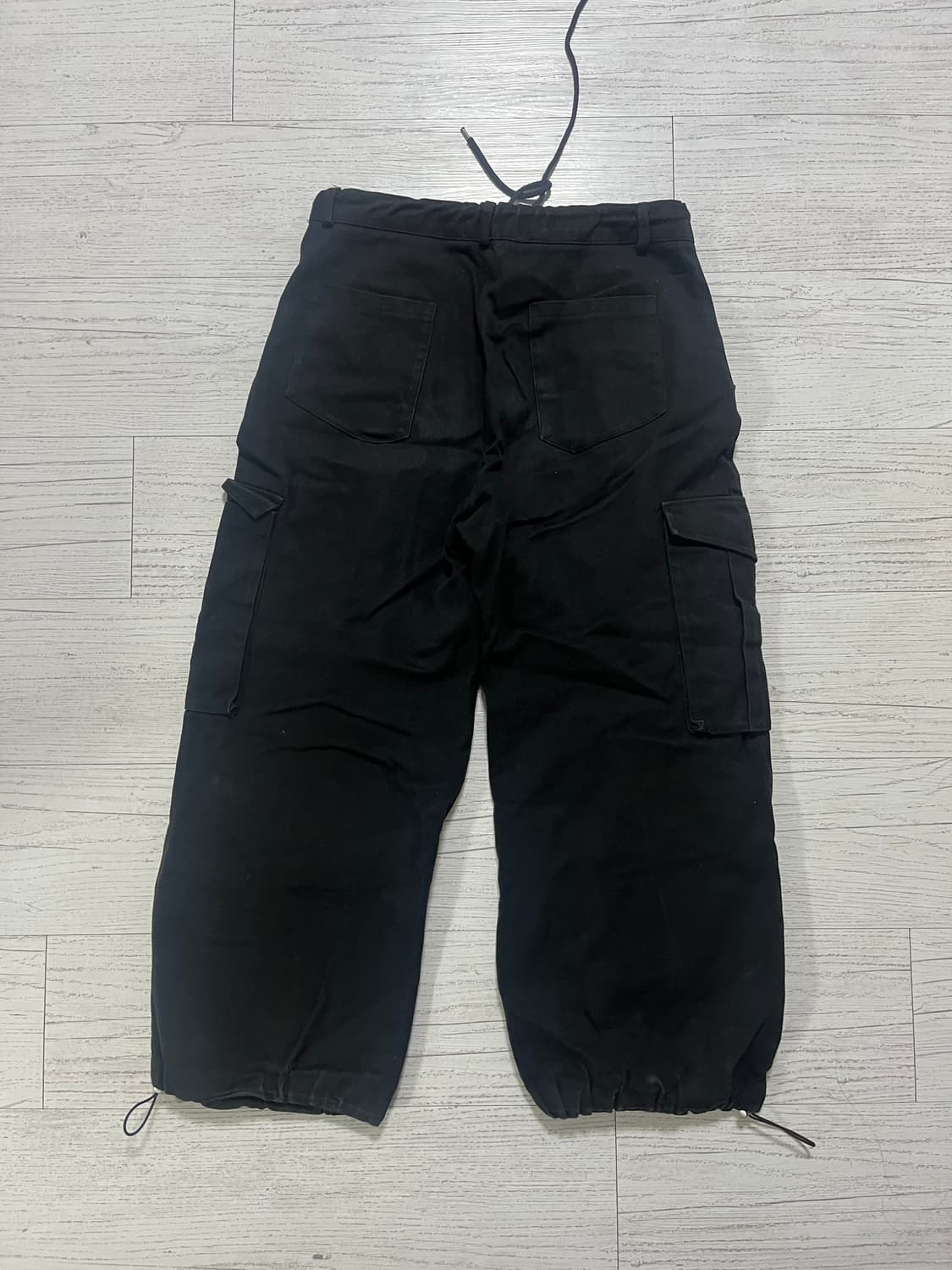 컨트 사선 카고 팬츠+ 로트 후드 집업 셋업 상품이미지3