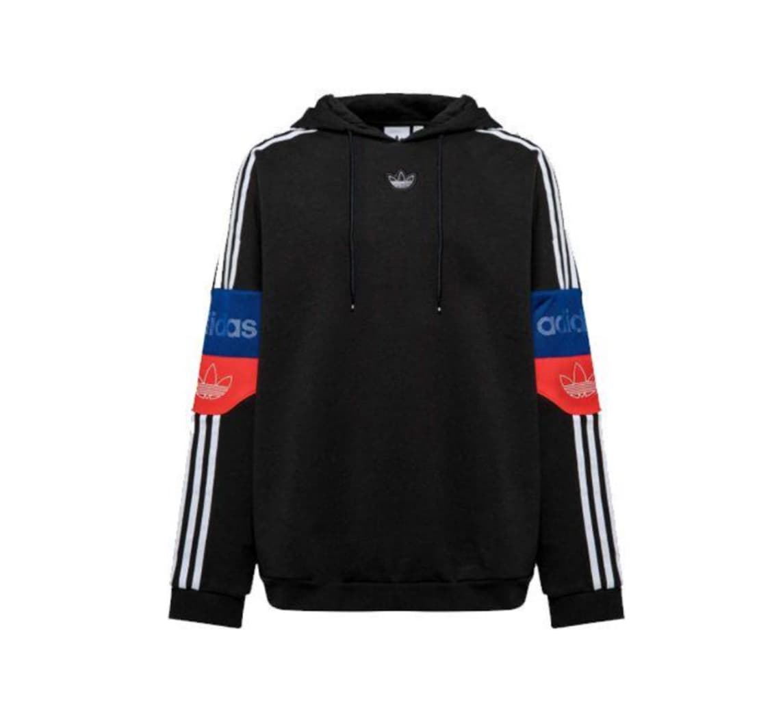 L) 아디다스 트레 포일 로고 후드티 후드티셔츠 상품이미지2