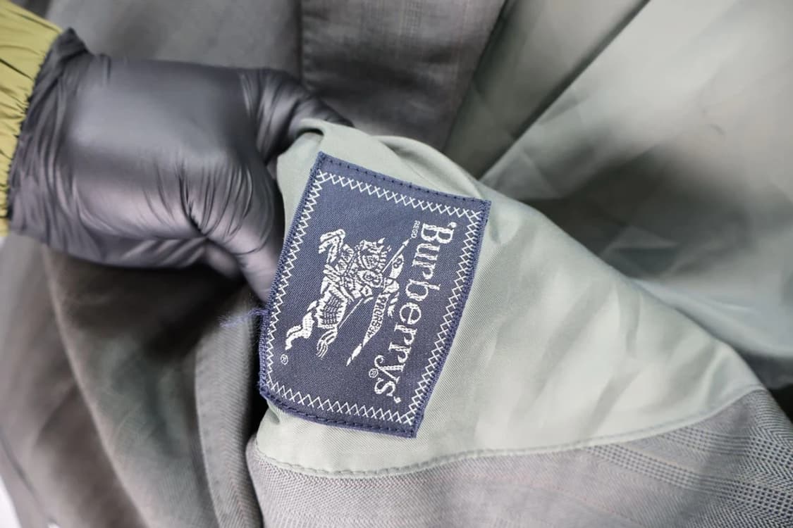 버버리 클래식 그레이 울 블레이저 자켓 상품이미지6