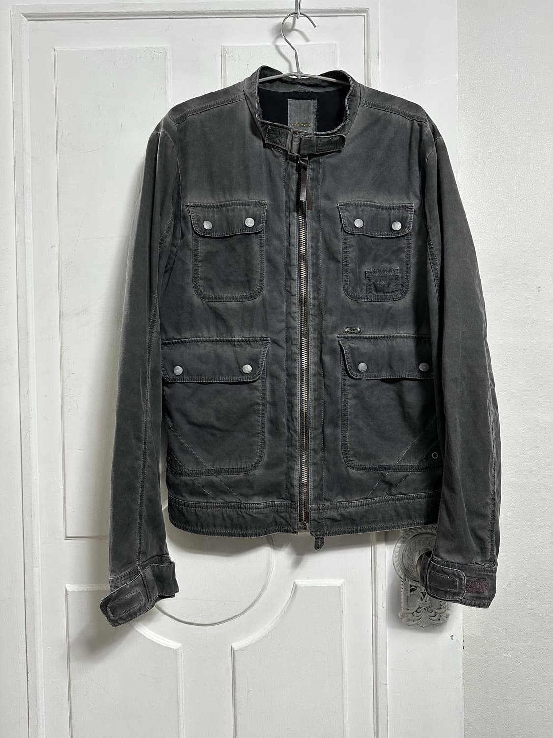 디젤 가먼트다잉 바이커 자켓 상품이미지1