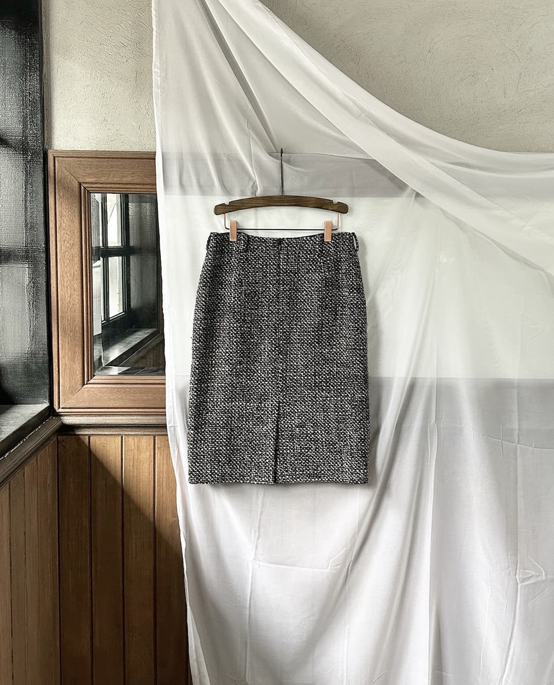 MAXMARA black tweed skirt 상품이미지8