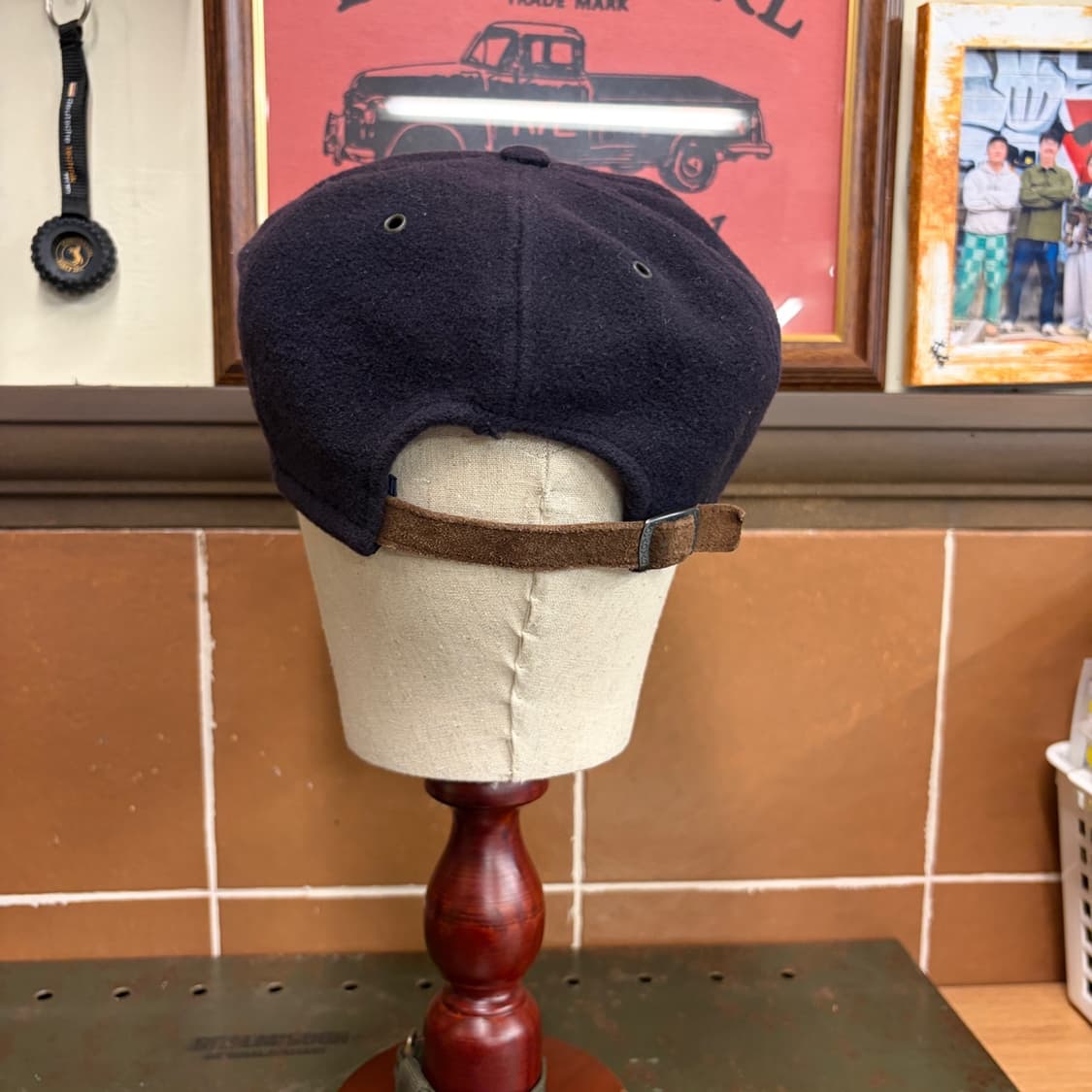 1881 Italia Wool & Suede Cap Italy L 상품이미지4