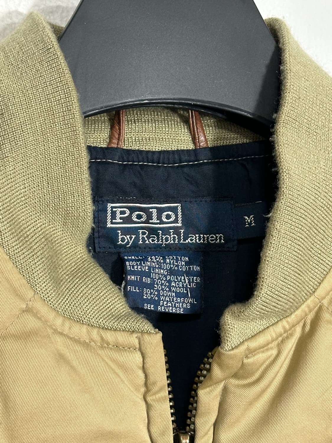 폴로랄프로렌 베이지 푸퍼 퀼팅 패딩 M 상품이미지4