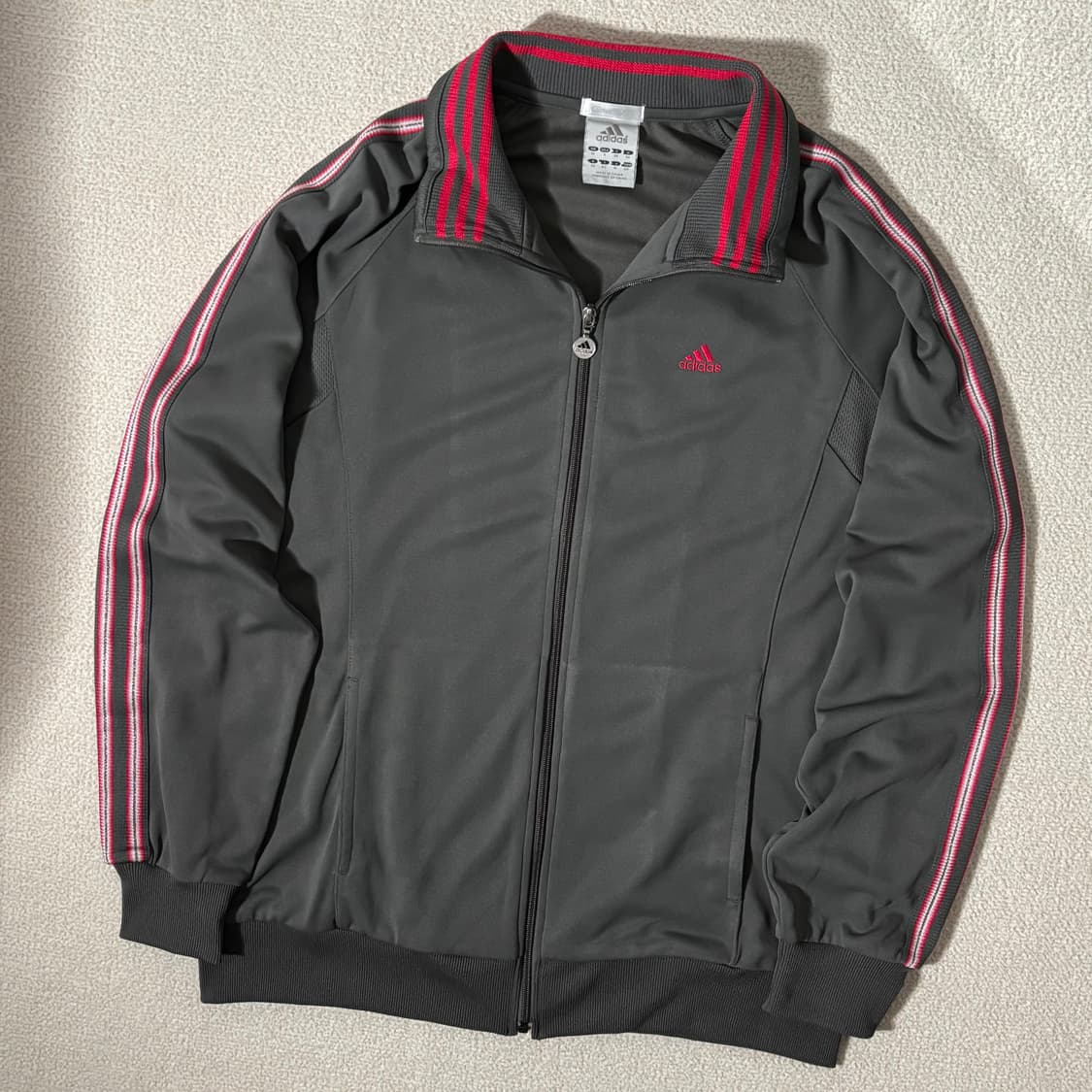 아디다스 재팬 y2k 그레이핑크 스포티 회핑 져지 상품이미지1