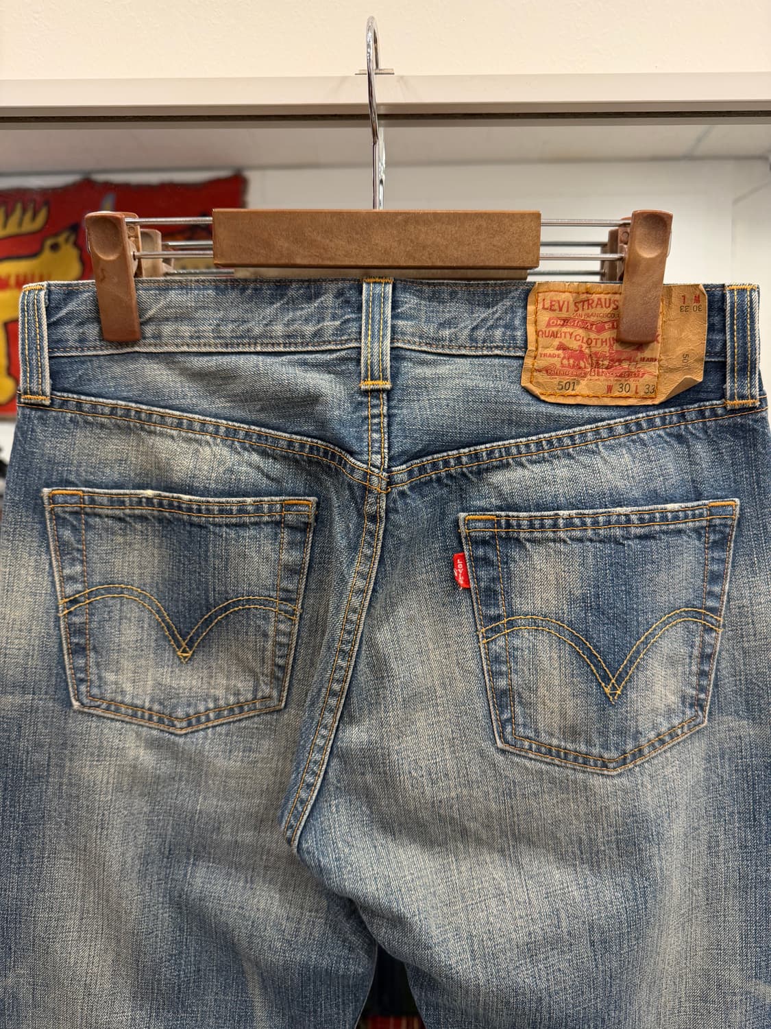 00s Levis 리바이스 빈티지 501 데님 팬츠 (30inch) 상품이미지6