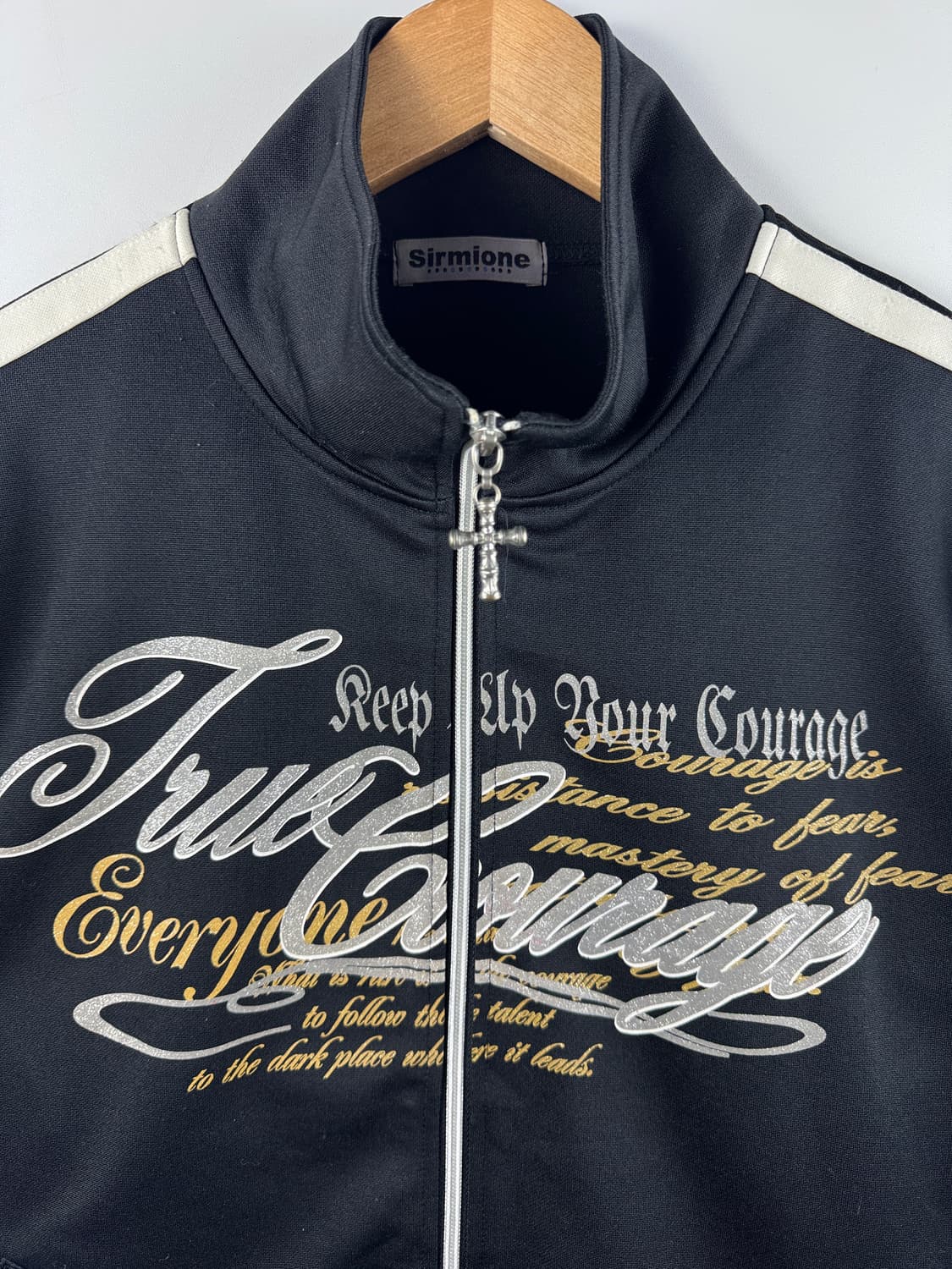 JPN Y2K 레터링 프린팅 트랙탑져지1713 상품이미지3