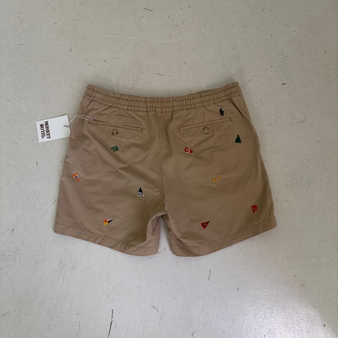 폴로 랄프로렌 자수 치노 반바지 M 상품이미지8