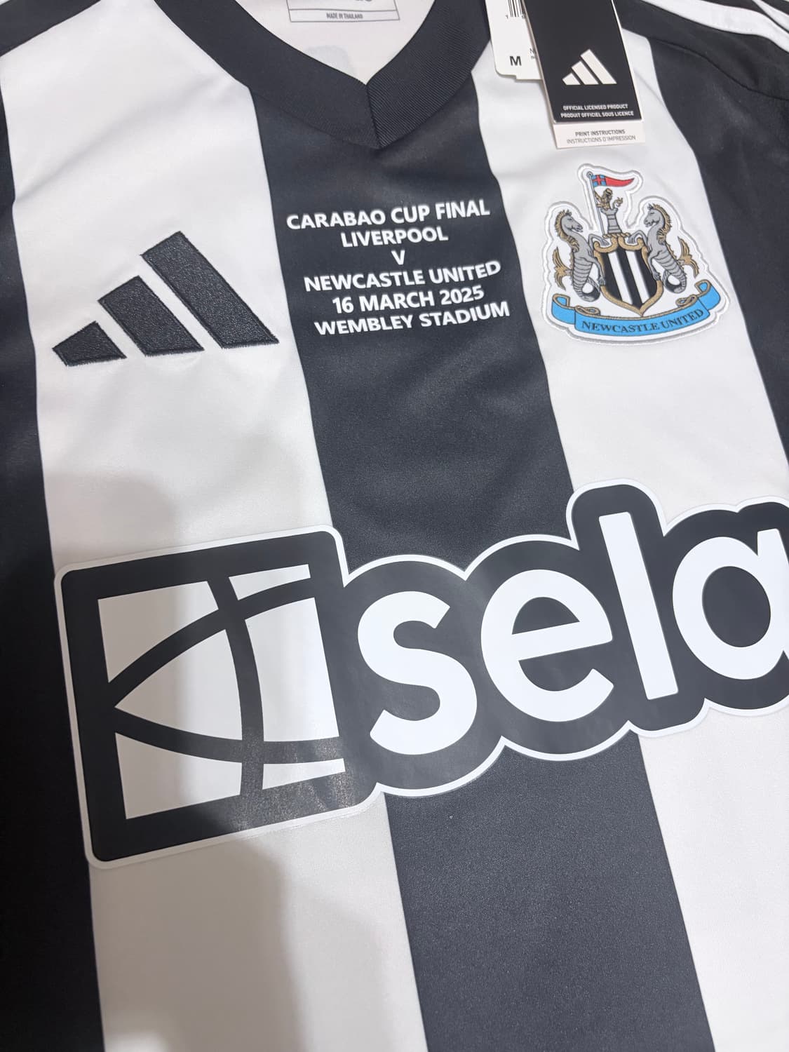 24 25 뉴캐슬 카라바오컵 결승 이삭 유니폼 상품이미지2