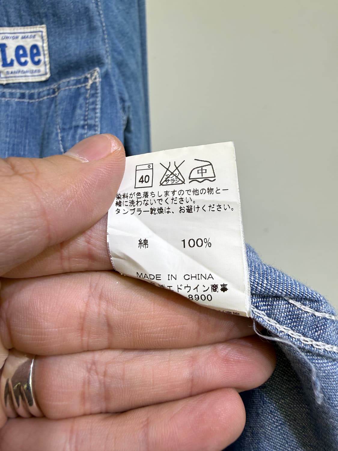 LEE 데님 롱원피스  상품이미지7