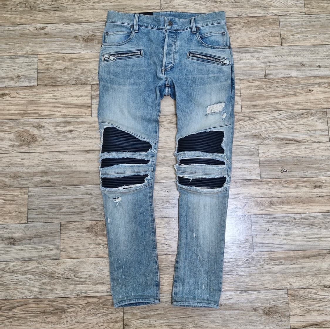 발망 레더패널 신형 바이커 진 상품이미지1