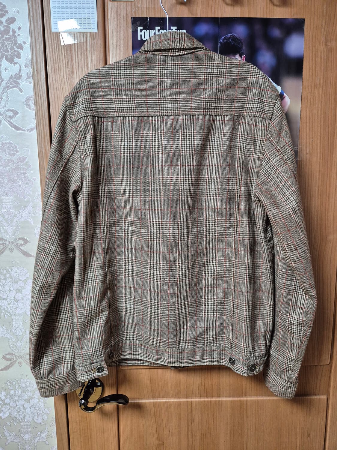 프리즘웍스 글렌체크 트러커 자켓 XL 100 사이즈감 상품이미지2