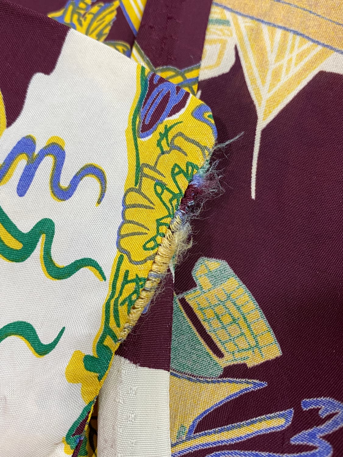 선서프 헤일 하와이 복각 알로하 하와이안 셔츠 와인 컬러 상품이미지7