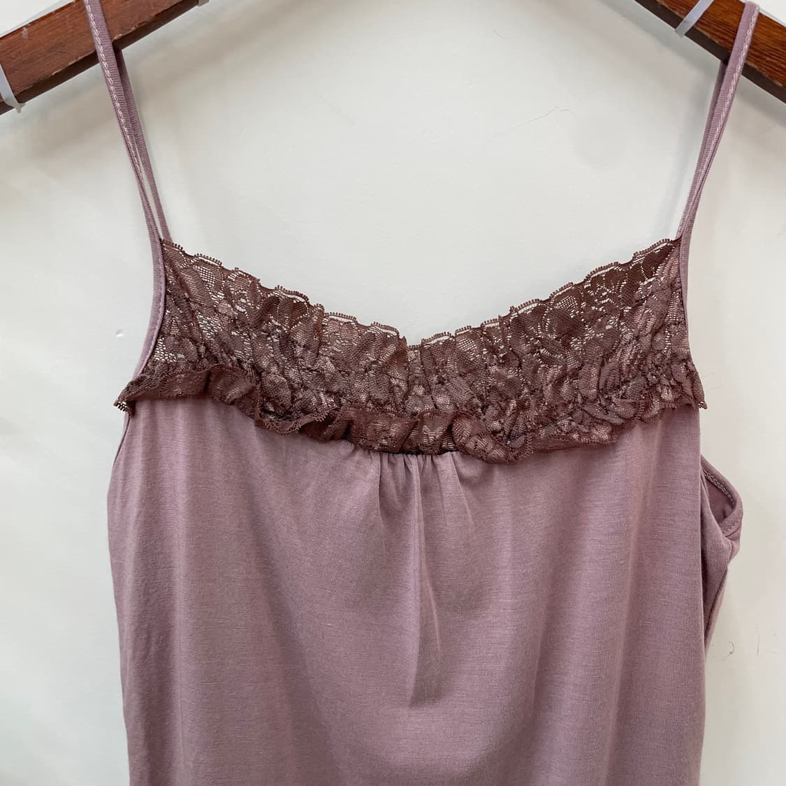 모브핑크 레이스 슬립 나시탑 여리 라떼갸루 페어리 상품이미지4