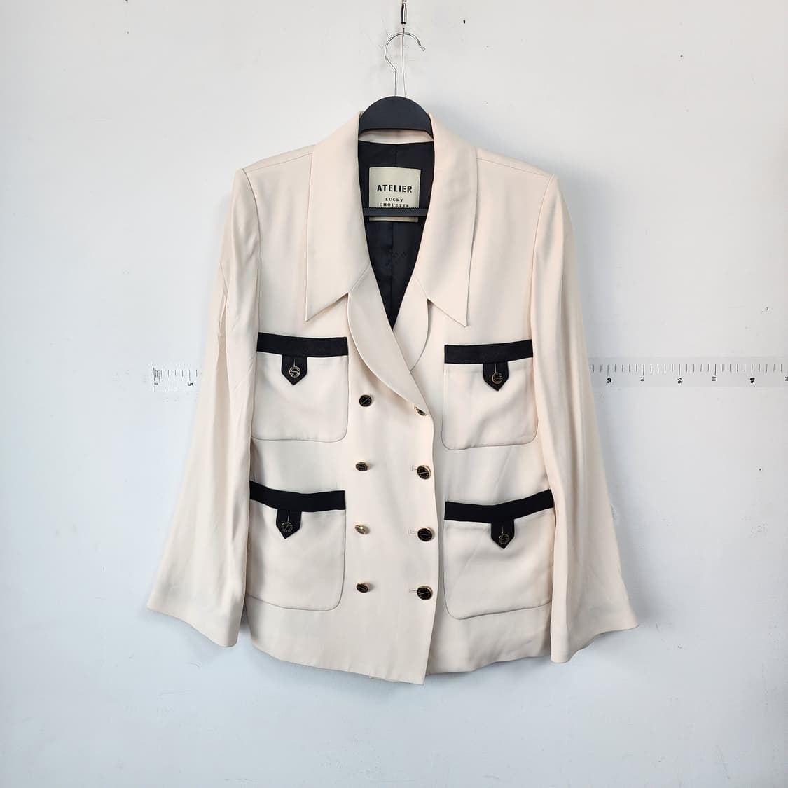 럭키슈에뜨 아뜰리에 루시 쇼콜라 아이보리 자켓 상품이미지1