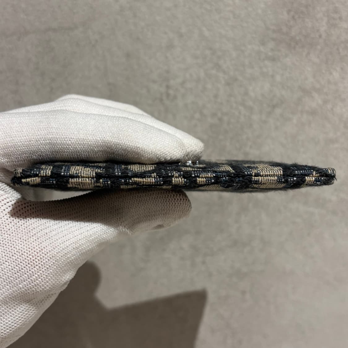 S OS사이즈 디올 오블리크 3단 카드지갑 베이지 상품이미지6