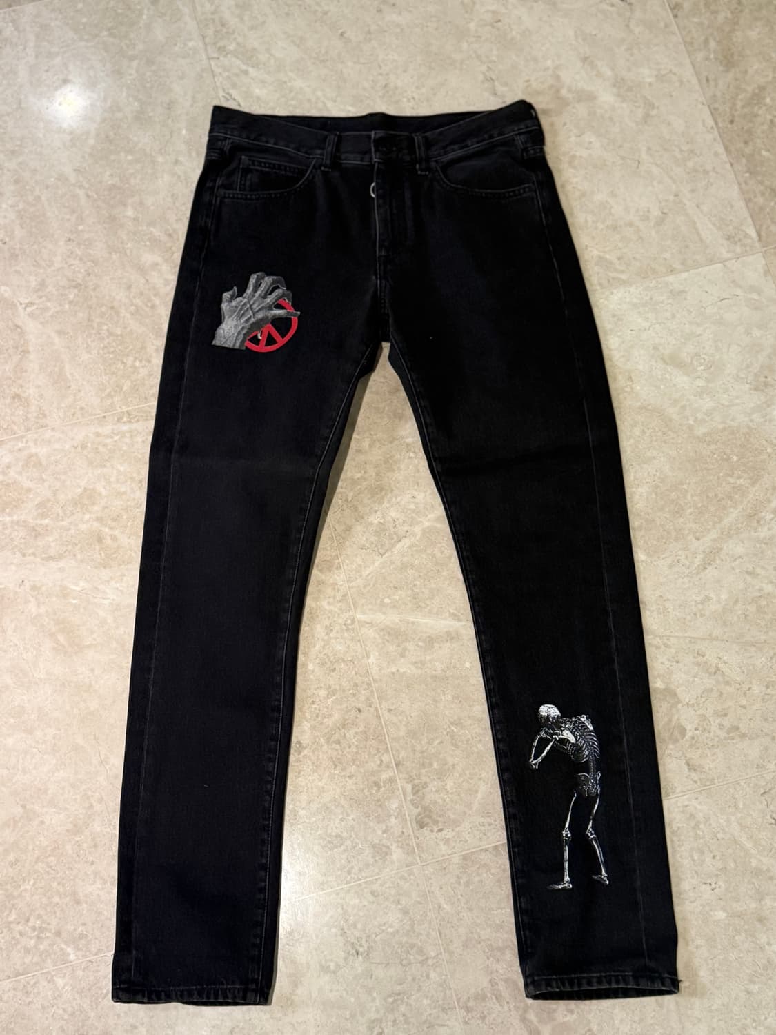 [31, S] 오프화이트 x 언더커버 데님 팬츠 상품이미지1