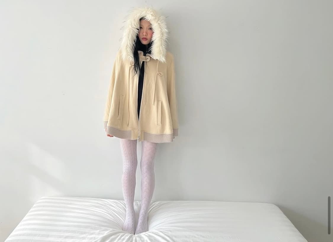 [fa.er.ie] ear hood fur cape (cream) 상품이미지3