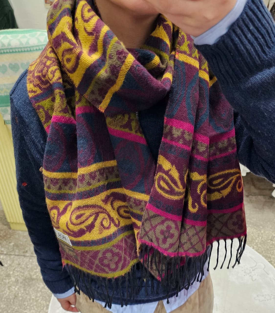 Nadia Italy 오리엔탈 머플러 상품이미지1