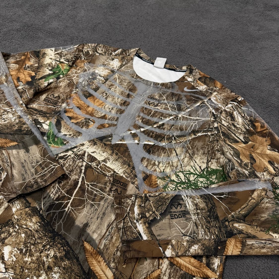 [정품/L] 나이키 러닝 스켈레톤 카모 리얼트리 탑 상품이미지1