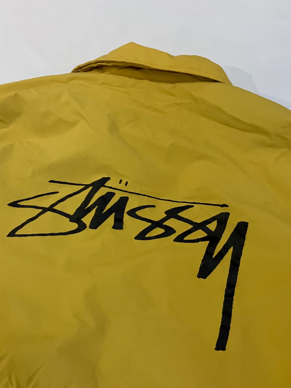 스투시 빈티지 셰르파 양털 코치자켓 플리스 옐로우 상품이미지2