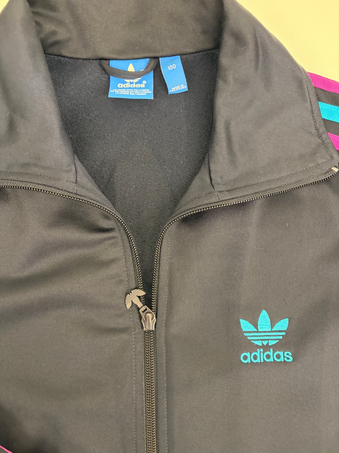 [100] 아디다스 삼선 트랙탑 져지 네이비/핑크/블루 상품이미지2