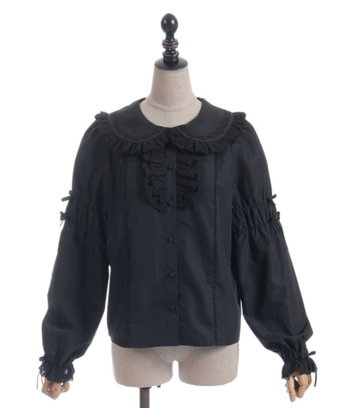 샤르미에르 로리타 블라우스 검정 상품이미지1