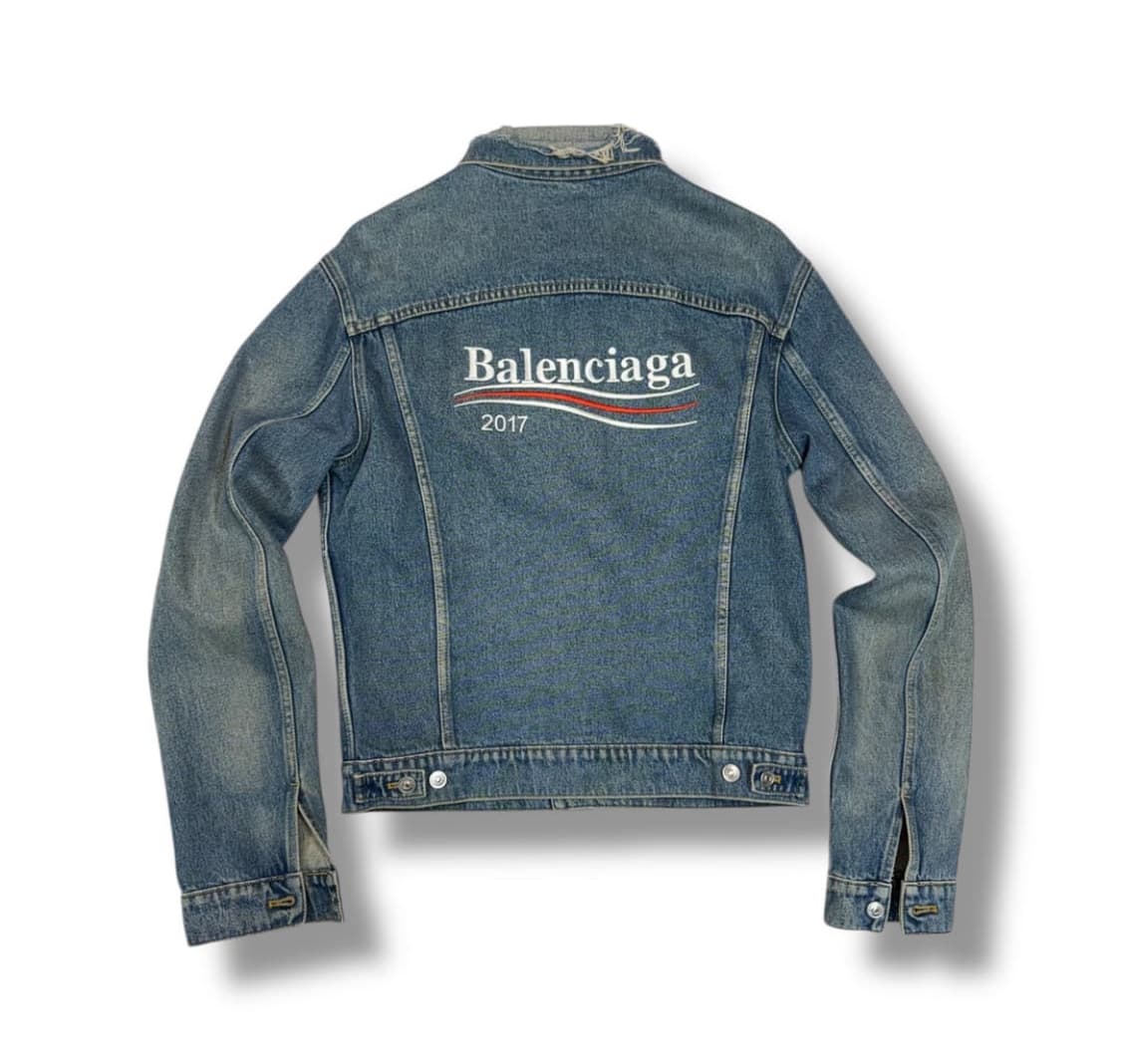 Balenciaga 2017 wave logo denim 상품이미지1